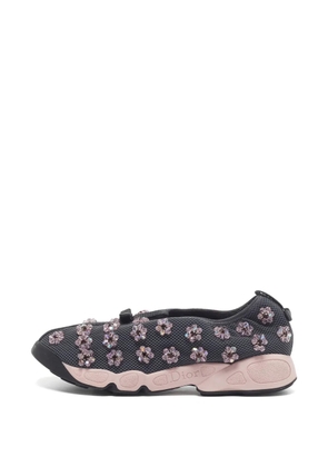 Christian Dior Pre-Owned Fusion crystal-embellished sneakers - Grey