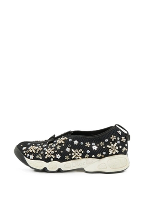 Christian Dior Pre-Owned Fusion crystal-embellished sneakers - Black