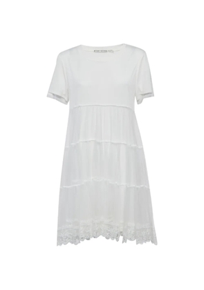alice + olivia flared mini dress - White