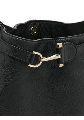 Aigner Vintage Cavallina leather shoulder bag - Black