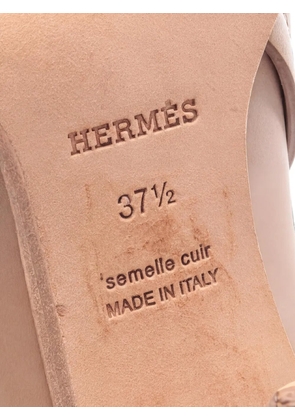 Hermès Pre-Owned 2010s leather knee-length boots - Neutrals