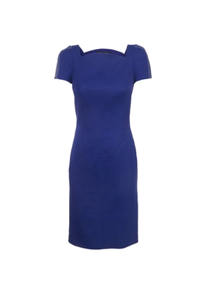 Versace Pre-Owned short-sleeve mini dress - Blue