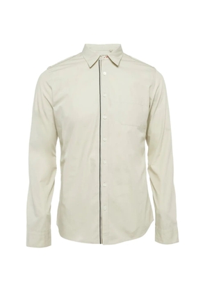 Burberry Pre-Owned piped-trim chest-pocket shirt - Grey