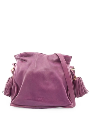 Loewe Pre-Owned 2000s Flamenco 22 leather shoulder bag - Purple