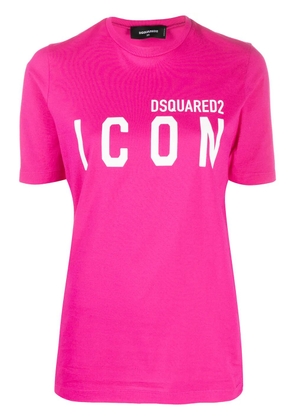 DSQUARED2 printed logo T-shirt - Pink