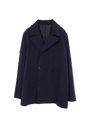 Christian Dior Pre-Owned 2010s cashmere peacoat - Blue