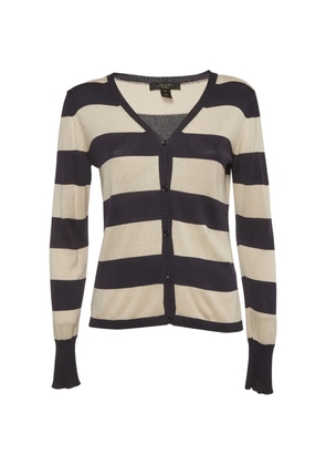 Weekend Max Mara striped V-neck cardigan - Neutrals
