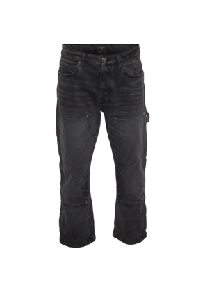 AMIRI straight-leg patch-pockets jeans - Black