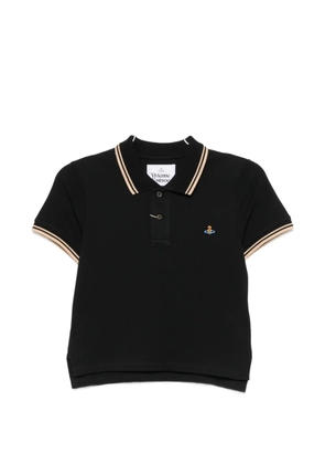 Vivienne Westwood Orb-embroidered polo shirt - Black