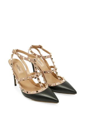 Valentino Garavani Pre-Owned Rockstud ankle-strap pumps - Black