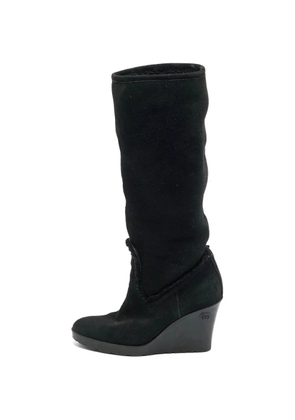 Gucci Pre-Owned Courteney wedge boots - Black
