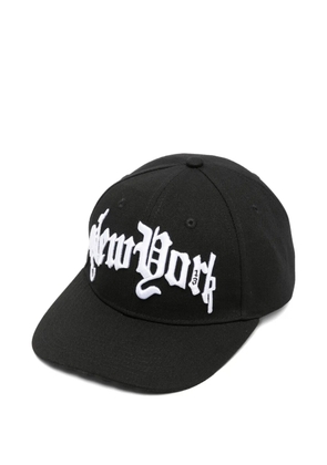 R13 New York-embroidered cap - Black
