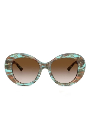 Tiffany & Co Eyewear oval-frame sunglasses - Brown