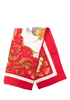 Hermès Pre-Owned 2000-2026 Cheval Turc Silk Scarf 90 scarves - Red