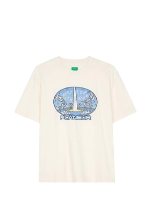 FLÂNEUR Euphoric knitted T-shirt - White