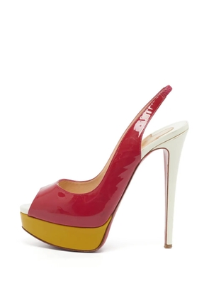 Christian Louboutin Pre-Owned Lady peep-toe pumps - Red