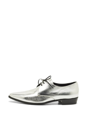 Celine Pre-Owned lace-up oxford shoes - Silver