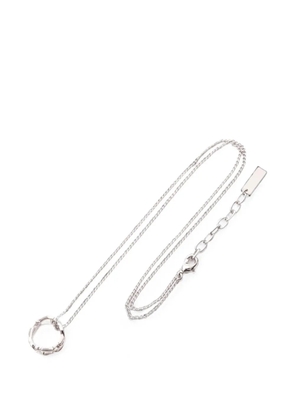 Saint Laurent Pre-Owned Cassandra pendant necklace - Silver