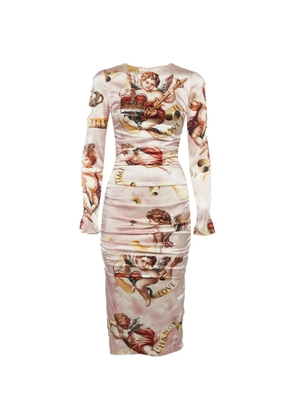 Dolce & Gabbana Pre-Owned Baroque midi dress - Pink