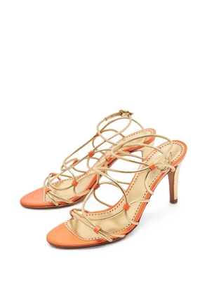Moschino Pre-Owned strappy open-toe sandals - Gold