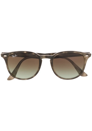 Ray-Ban round frame tortoise-shell sunglasses - Grey