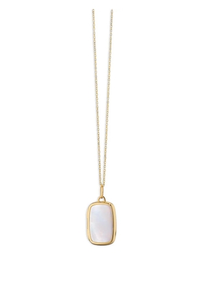 MONICA RICH KOSANN Britt locket mother-of-pearl necklace - Gold