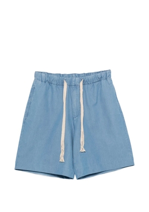 SANDRO elasticated-waistband shorts - Blue