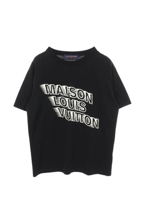 Louis Vuitton Pre-Owned 2010s Maison-logo T-shirt - Black