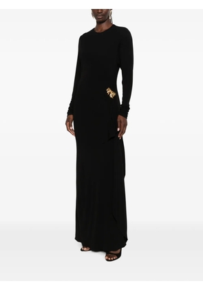 Moschino bow-detail maxi dress - Black