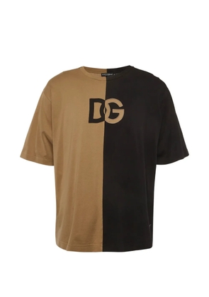 Dolce & Gabbana Pre-Owned DG appliqué T-shirt - Neutrals