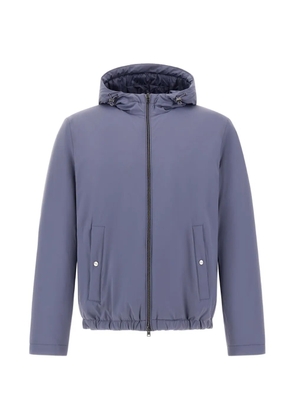 Herno packable hooded jacket - Blue