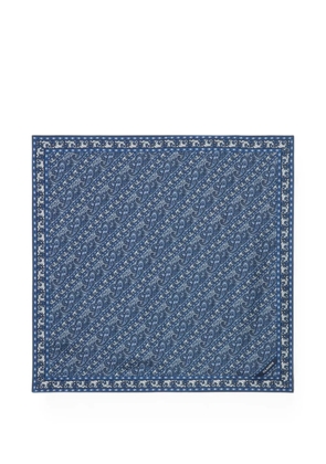 Claudie Pierlot square silk scarf - Blue