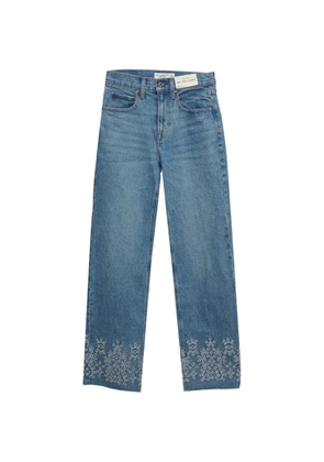 Abercrombie & Fitch 90's Relaxed embroidered jeans - Blue