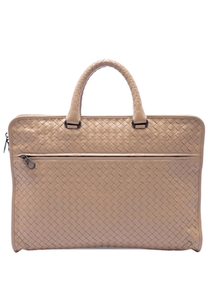 Bottega Veneta Pre-Owned 2012-2026 Nappa Intrecciato business bag - Brown