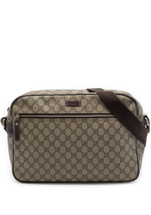 Gucci Pre-Owned 2016-2026 GG Supreme crossbody bag - Neutrals