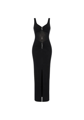 MANURÍ Kristen 2.5 bead-detail maxi dress - Black
