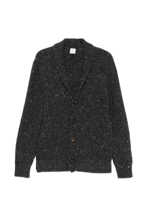 Eleventy ribbed-knit shawl-collar cardigan - Grey