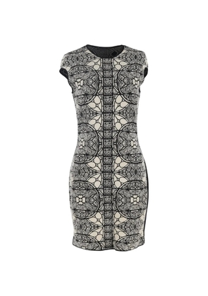 Alexander McQueen Pre-Owned printed short-sleeves mini dress - Black