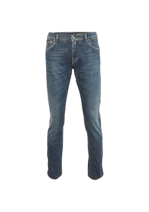 Dolce & Gabbana Pre-Owned faded slim-fit jeans - Blue
