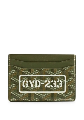 Goyard Pre-Owned 2024 Saint Sulpice Goyardine card holder - Green