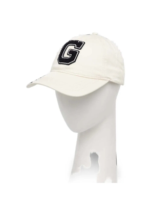 Gant logo-appliqué baseball cap - Neutrals