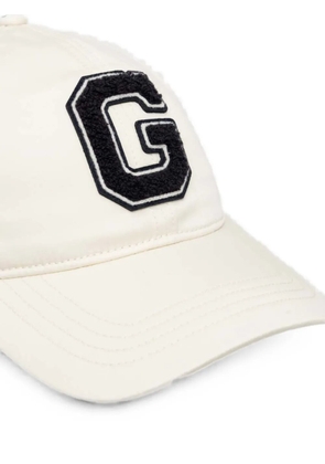 Gant logo-appliqué baseball cap - White