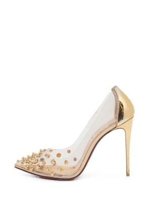 Christian Louboutin Pre-Owned Collaclou spiked pumps - White