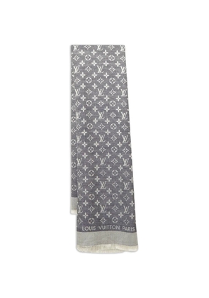 Louis Vuitton Pre-Owned Monogram square scarf - Blue