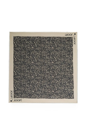 Joop! Aira leopard fringed scarf - Neutrals
