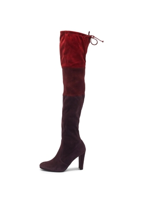 Stuart Weitzman Lowland tie-back boots - Red