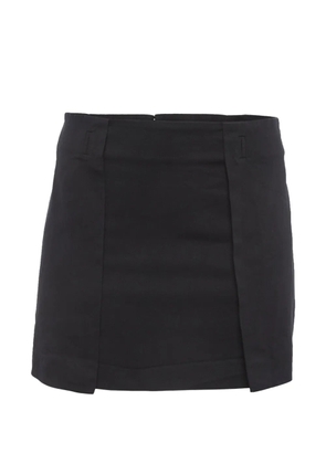 Gucci Pre-Owned pleated gabardine skirt - Black