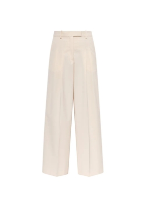 By Malene Birger Taalia pleated wide-leg trousers - Neutrals