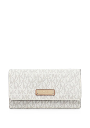 Michael Kors Vintage Signature trifold wallet - White