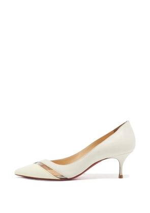 Christian Louboutin Pre-Owned 17th Floor pointed pumps - White